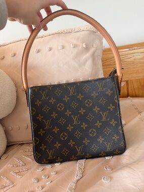 Louis Vuitton Monogram Canvas Brown and Tan Shoulder Bag